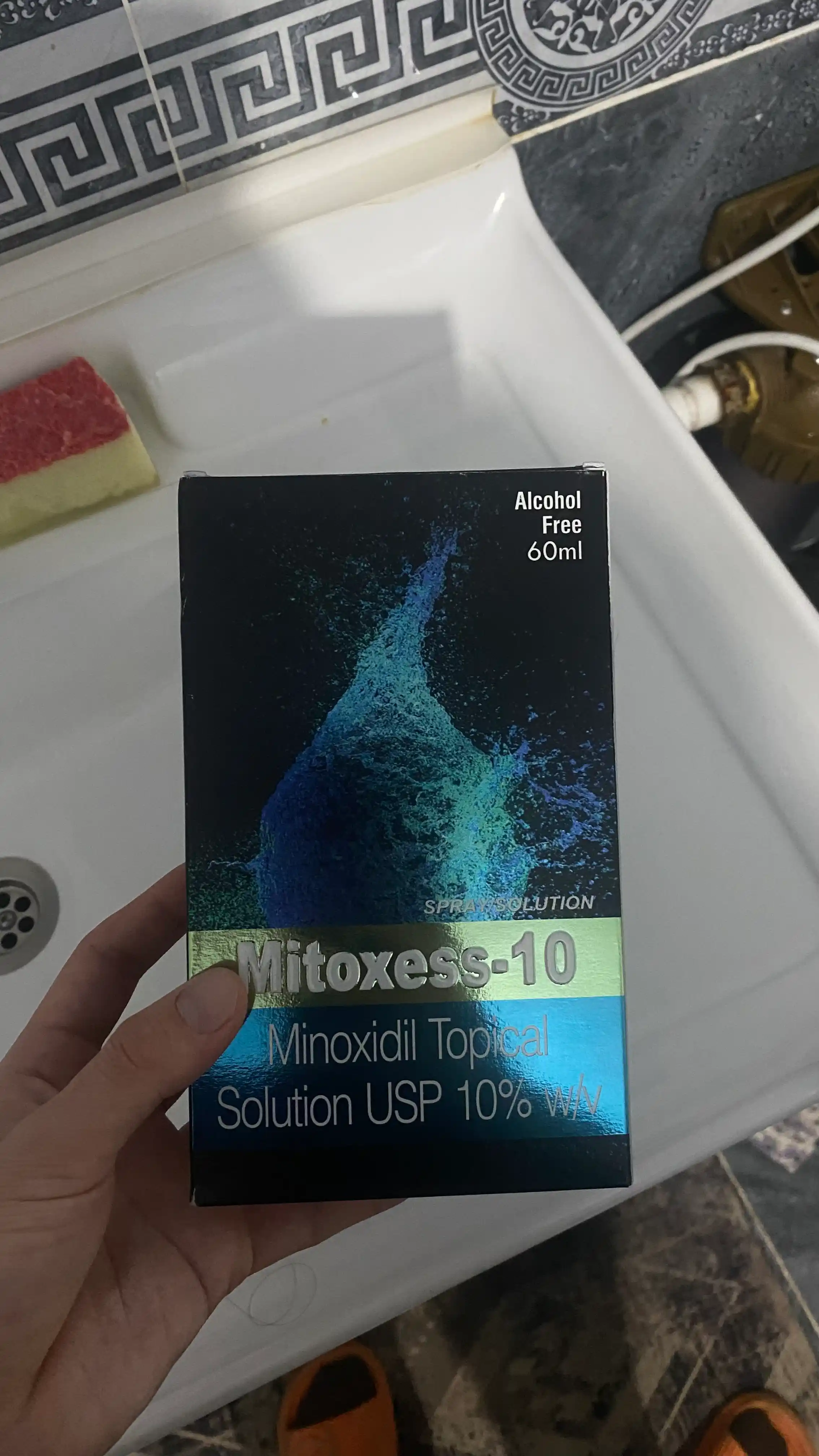 Миноксидил 10% Mitoxess-10 – лосьон для роста волос и бороды, без спирта, 60 мл