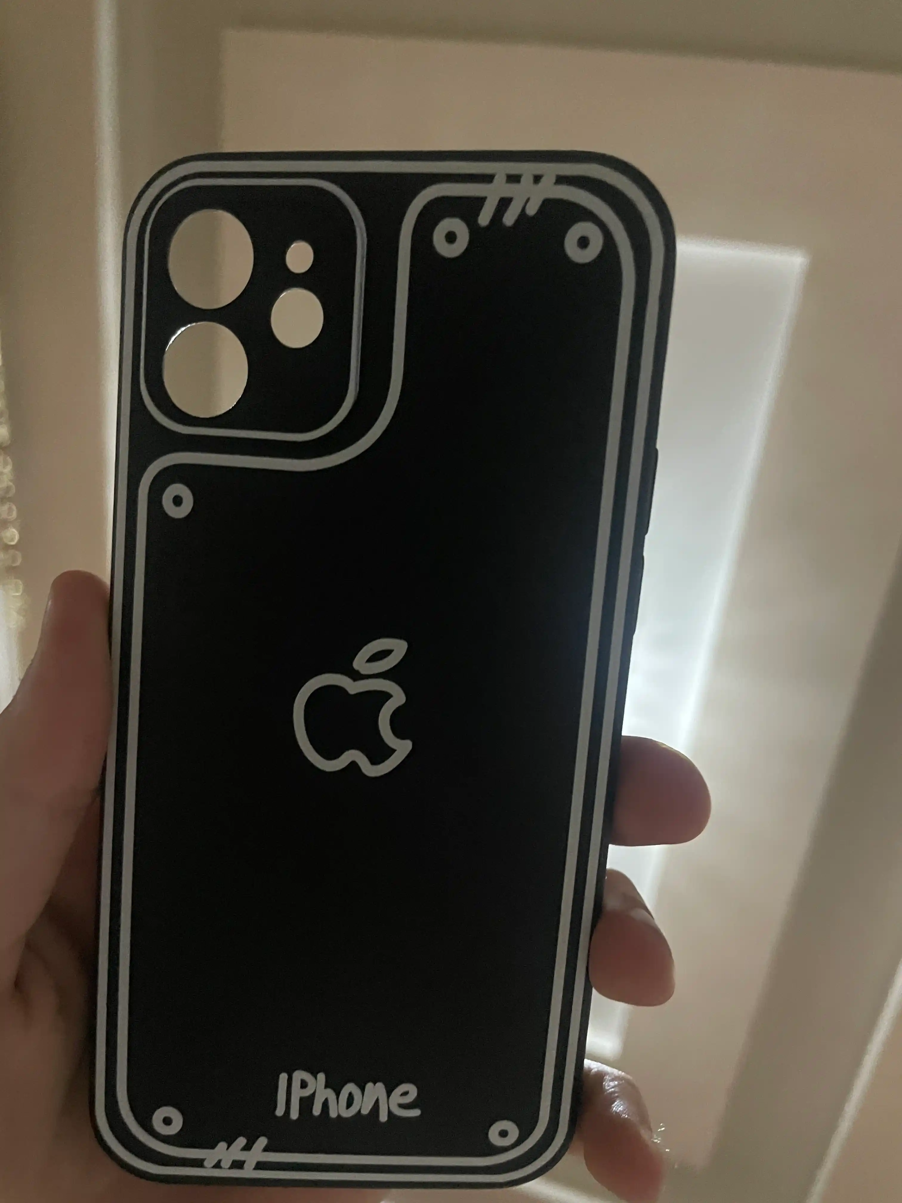 Yupqa matli silikon g'ilof, iPhone 12, 13, 14, 15, 16 Pro, ProMax uchun