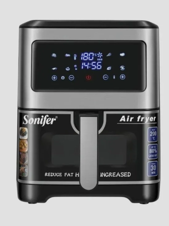 Aerofriturnitsa Sonifer SF-1034 – 8.5 L, tejamkor, sog‘lom pishirish uchun ideal - 