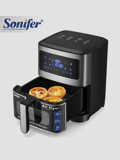 Aerofriturnitsa Sonifer SF-1034 – 8.5 L, tejamkor, sog‘lom pishirish uchun ideal