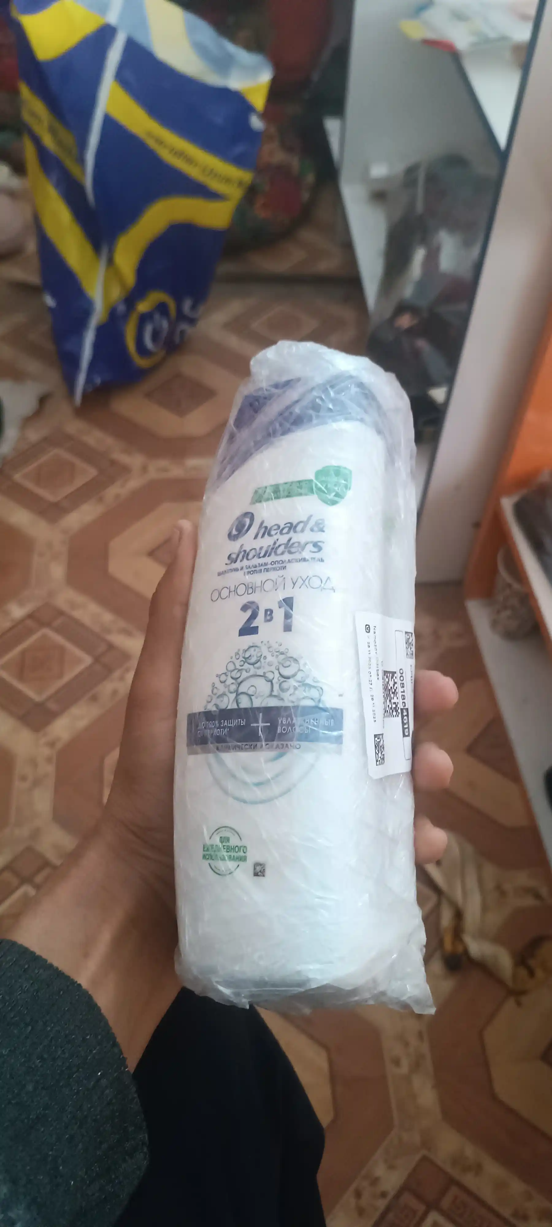 Head&Shoulders, шампунь от перхоти и бальзам для волос "Основной уход" 2 в 1, 400 мл