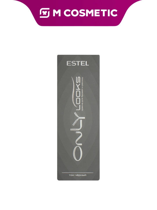 ESTEL ONLY looks ,краска для бровей и ресниц Графит ,80мл - 