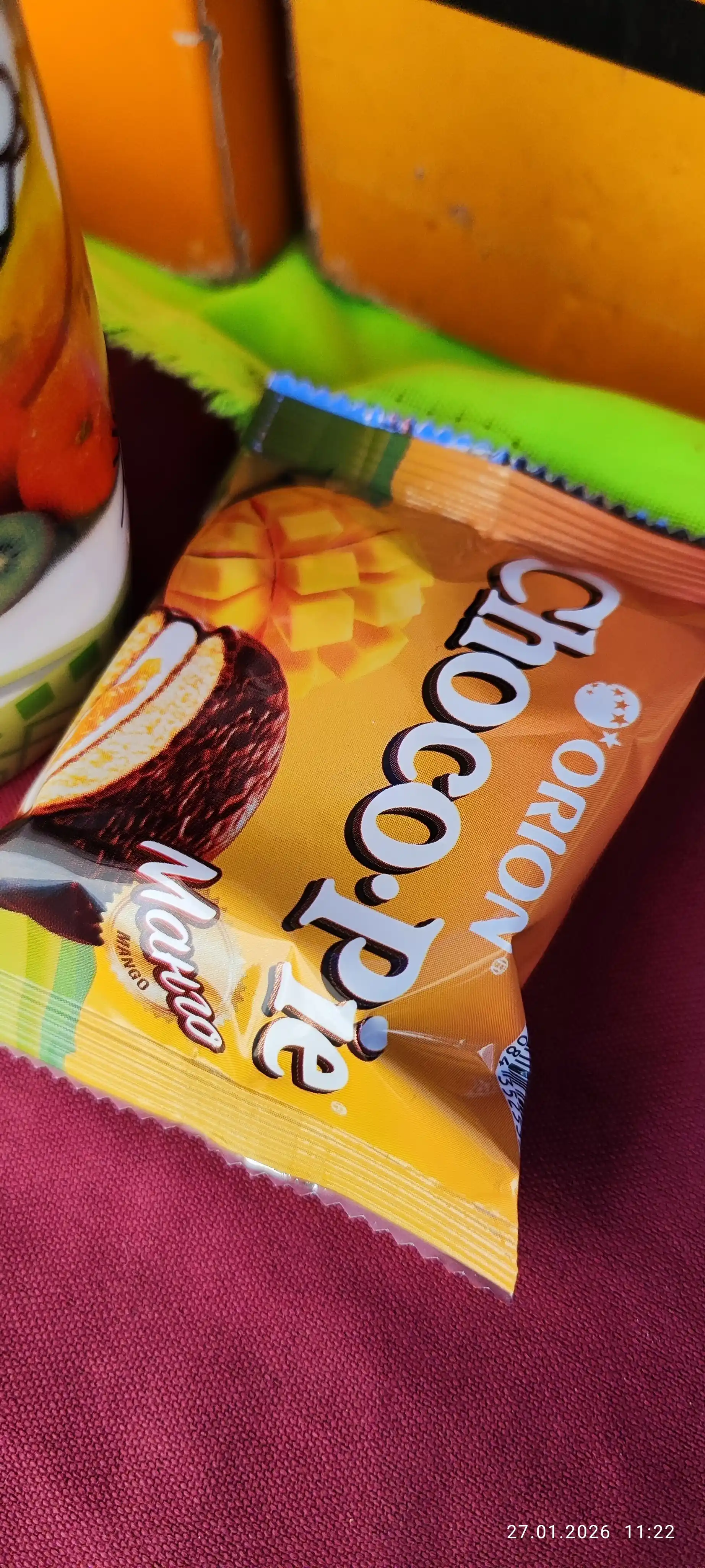 Choco-Pie Mango pirojnasi, 6 dona × 180 g × 2 qadoq