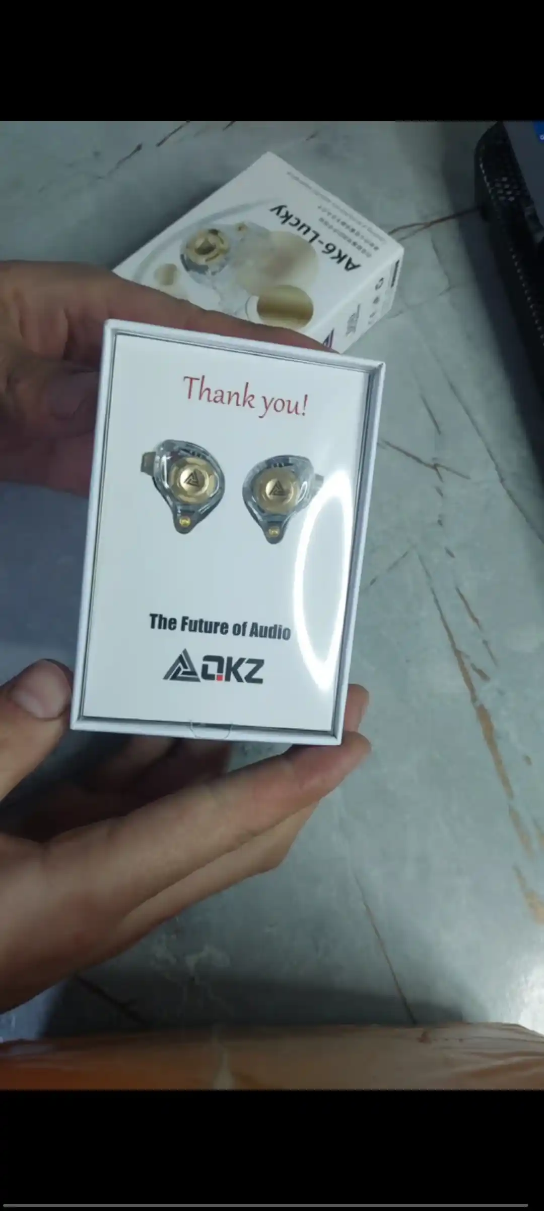 Simli naushniklar IEM, musiqiy naushniklar, QKZ AK6 3.5 mm
