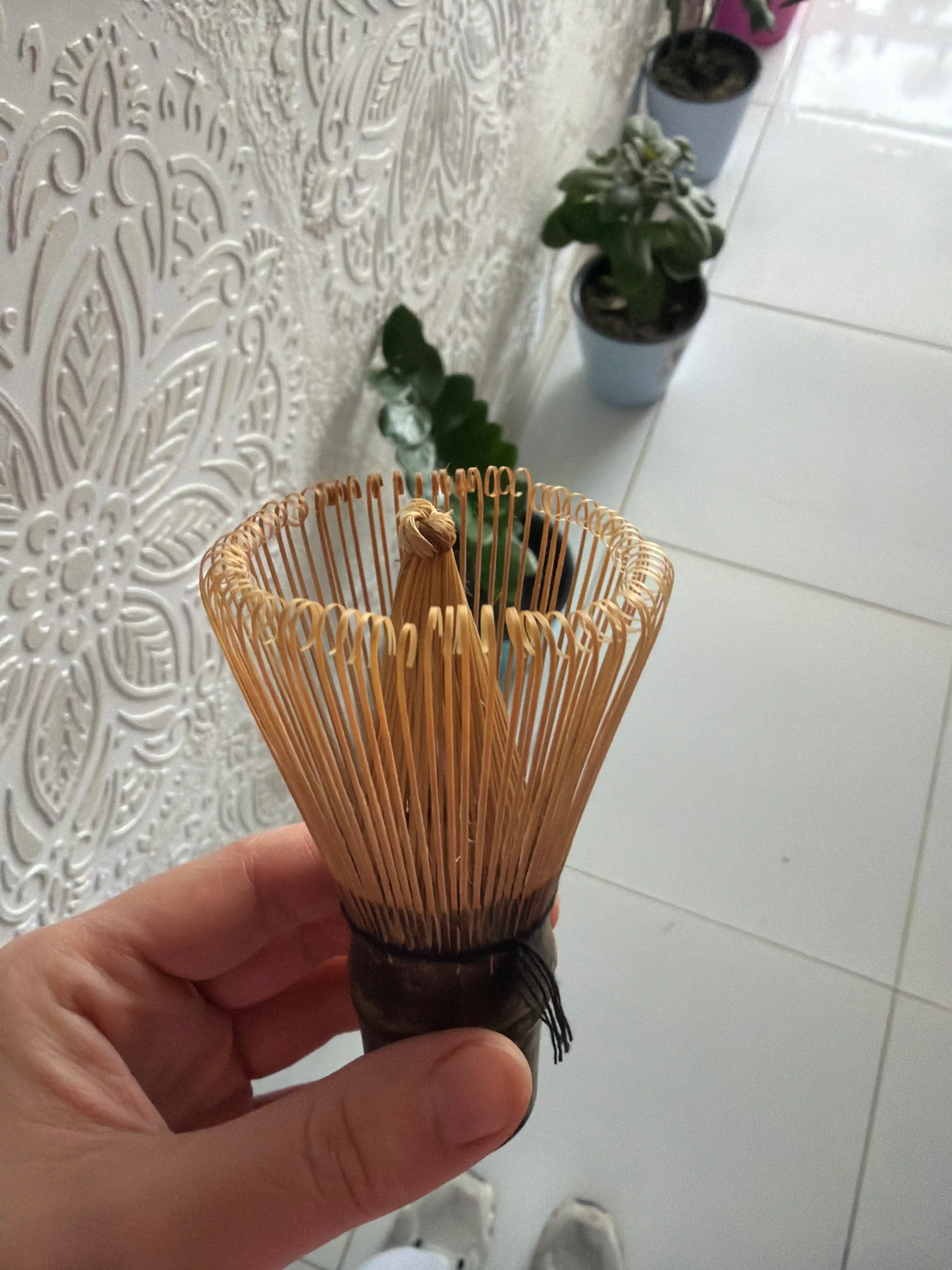 Венчик для чая матча, бамбуковый