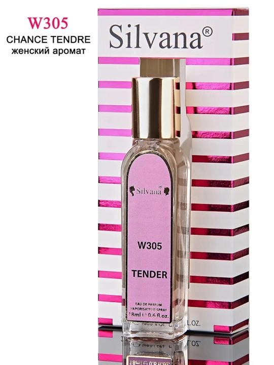 Pаrfyumlangan suv SILVANA W305, Chanel Chance Tendre, 50 va 18 ml