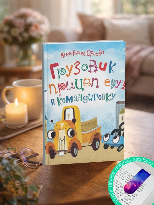 Gruzovik i pritcep edut v komandirovku. Anastasiia Orlova