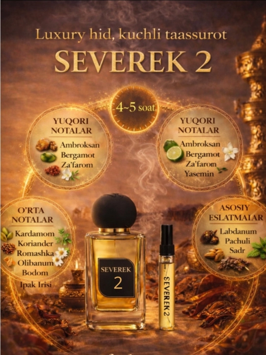 Sevaverek Moscow 2 asosida parfyumlangan suv, uniseks (Raspiv)