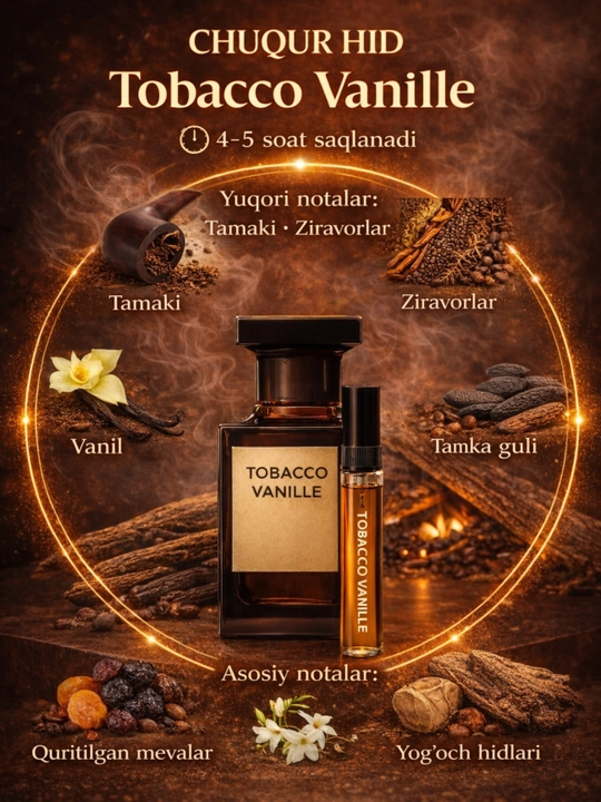 Tobacco Vanille, духи для мужчин (Распив)