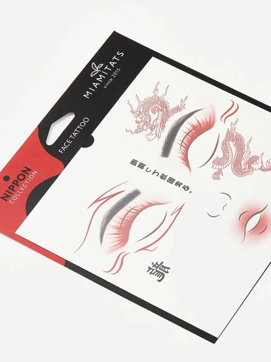 Набор мейкап тату Miamitats FACE TATTOOS Nippon Dragon
