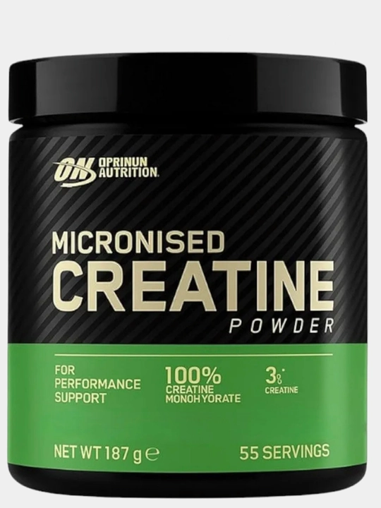Optimum Nutrition Creatine Powder, kreatin monogidrat kukuni, 187 g (55 porsiya) - 