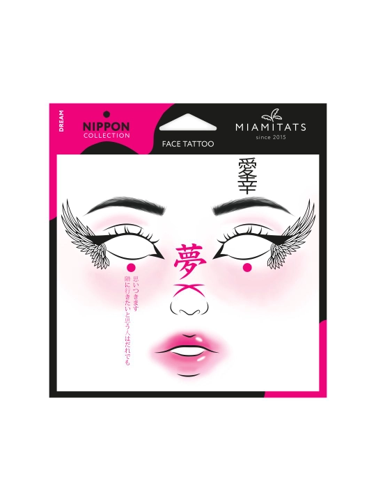 Makiyajli tatuirovka to'plami Miamitats FACE TATTOOS Nippon Dream - 