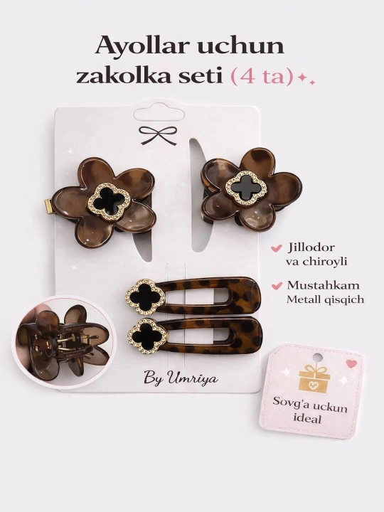 Soch uchun zakolka - 