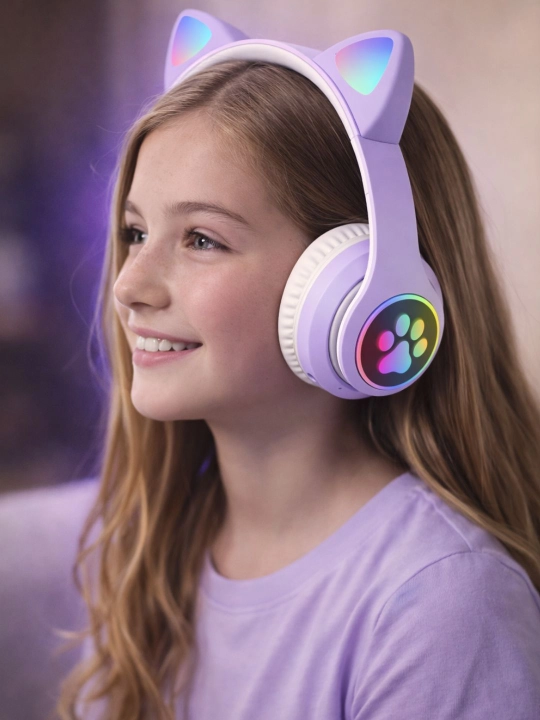 Quloqchalar va LED yoritgichli simsiz Bluetooth quloqchinlar - 