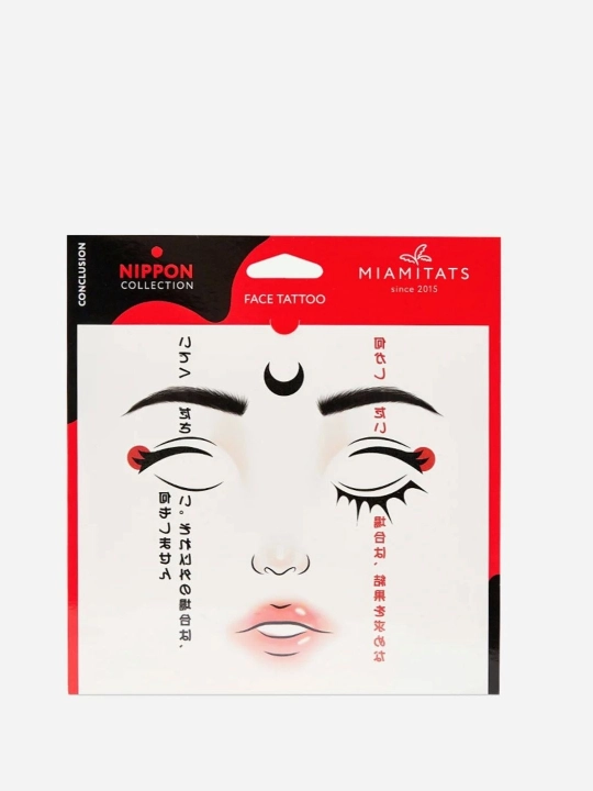 Makiyajli tatuirovka to'plami Miamitats FACE TATTOOS Nippon Conclusion - 