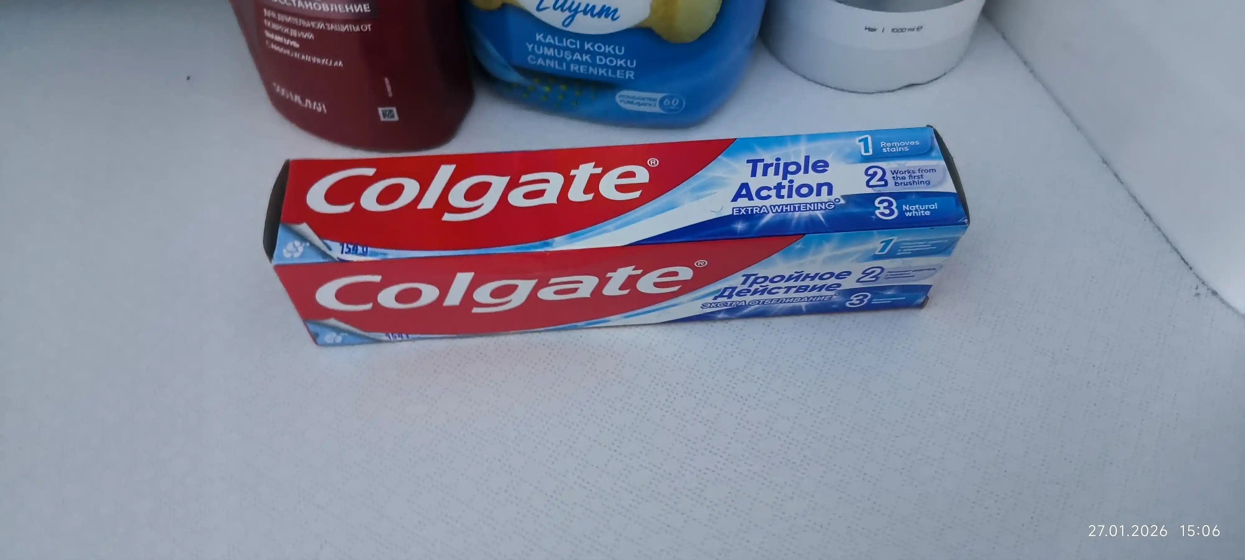 Зубная паста Colgate Экстра отбеливание для восстановления естественной белизны зубов, 100 мл