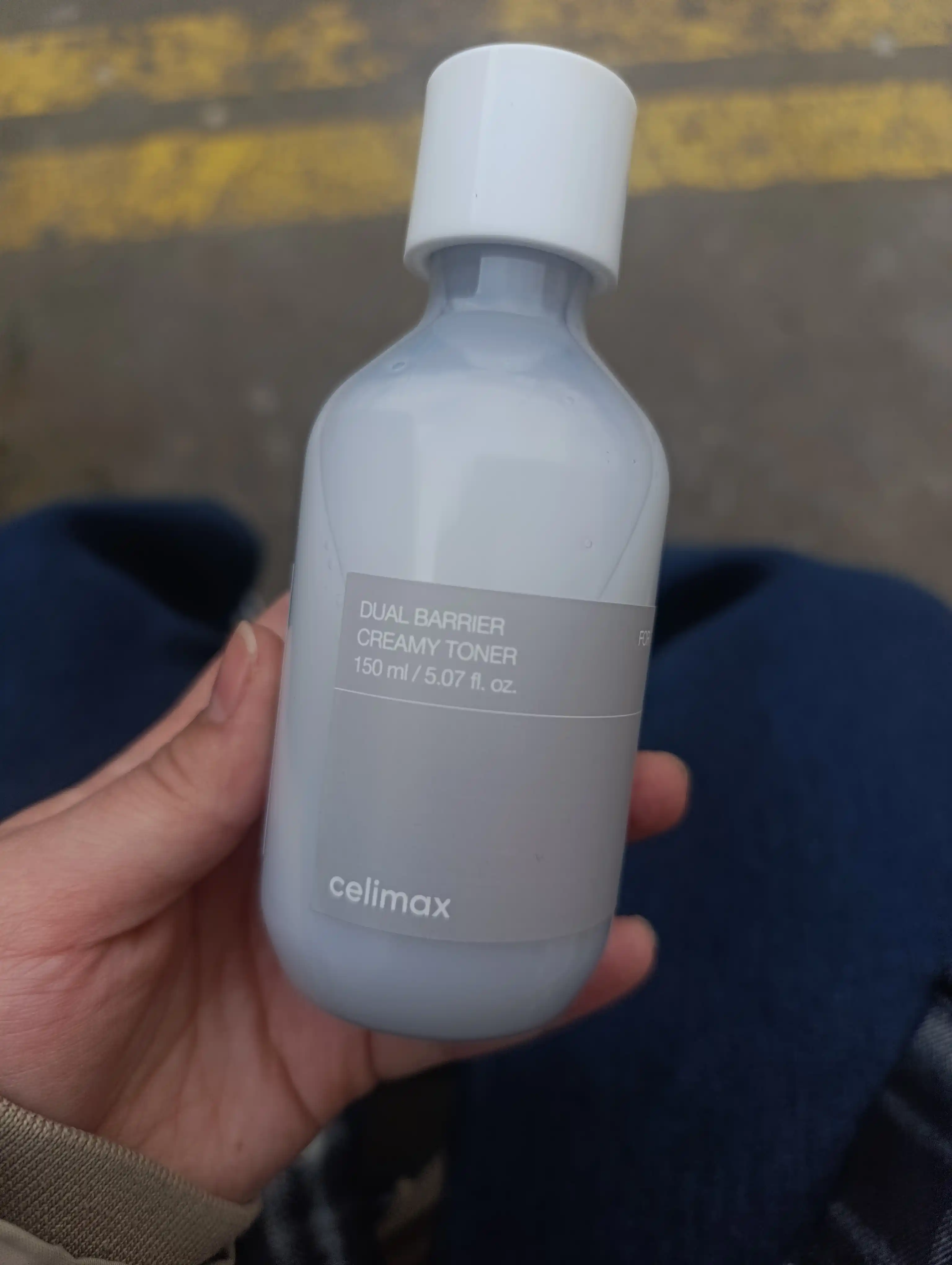 Celimax Dual Barrier Creamy Toner, namlovchi kremsimon yuz toneri, quruq sezgir teri uchun