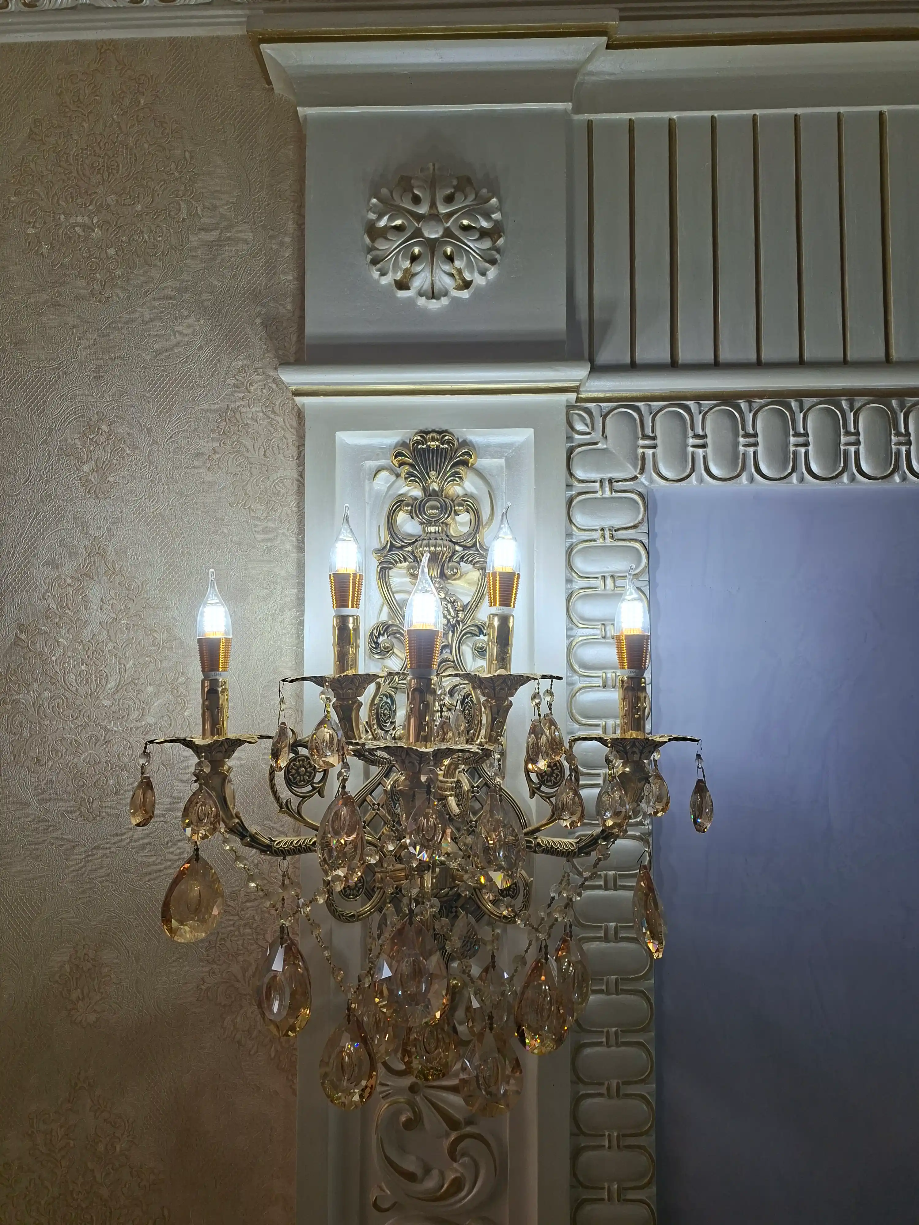 Lampa, qandil uchun, TESS, T-CB 9 Vt, 6500K-OQ, 4000K-LIMON, patron-E14,  LED