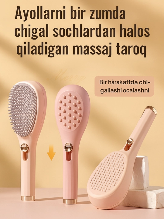 Ayollar uchun massaj soch cho'tkasi