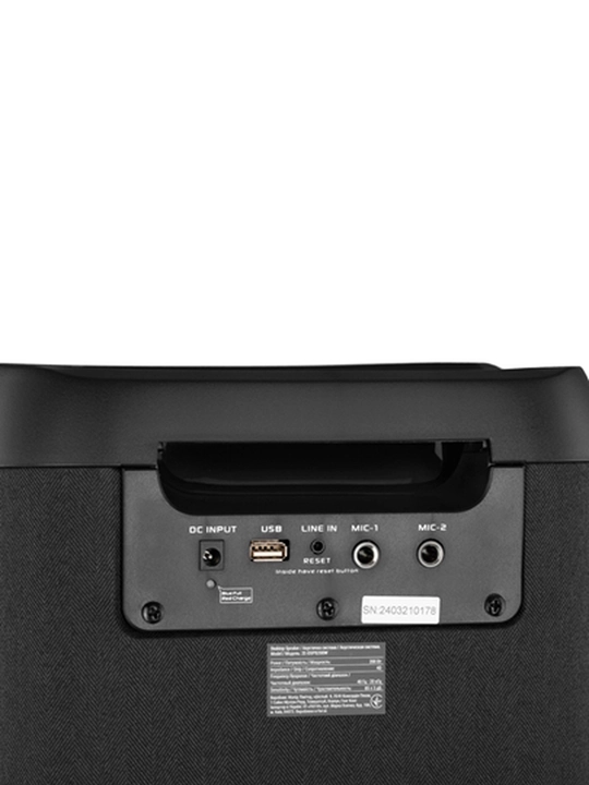 Колонка-сабвуфер, домашняя дискотека 2E PARTY BOOM, 2E-DSPB200W, 200 Вт