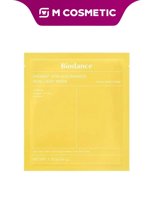 BIODANCE Маска для лица Radiant Vita Niacinamide 34г УЗ