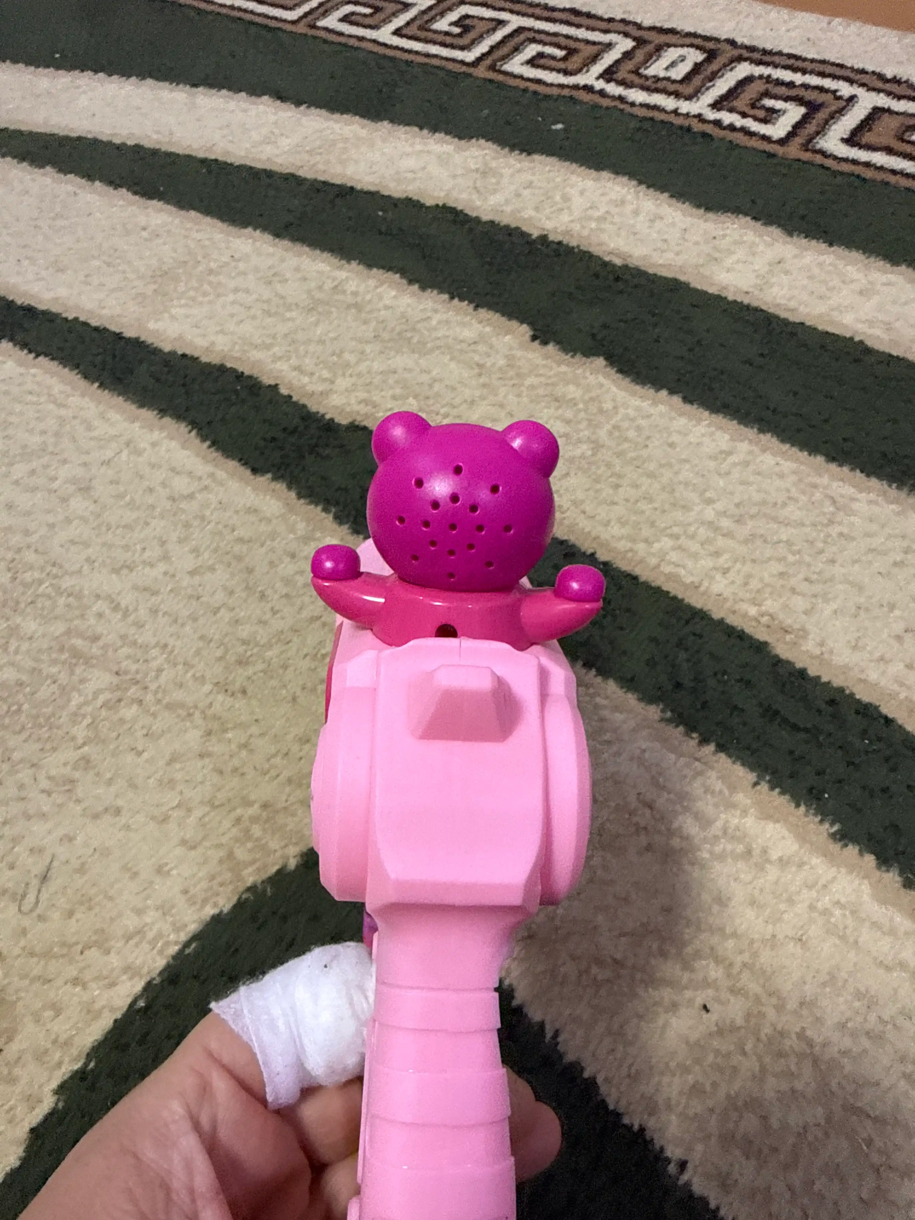 Sovun pufaklari generatori bolalar uchun, batareyali BUBBLE GUN