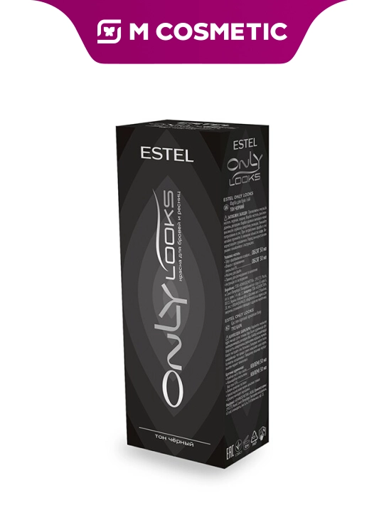 ESTEL ONLY looks Краска для бровей и ресниц Чёрный 80 мл - 