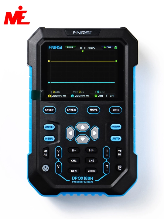 FNIRSI DPOX180H – Portativ 2-kanalli raqamli osiloskop