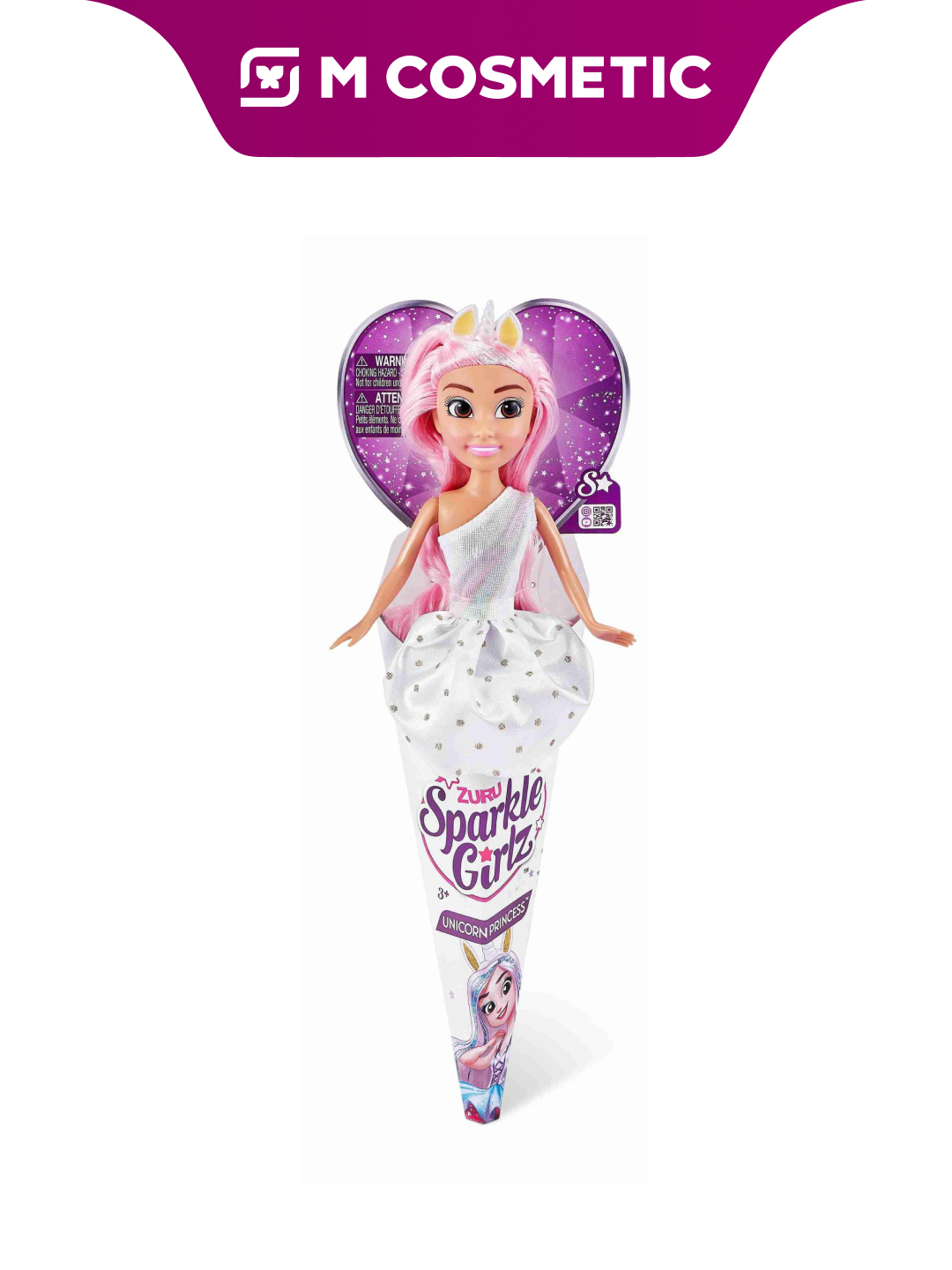 ZURU Sparkle Girlz Unicorn Princess qo‘g‘irchog‘i - 