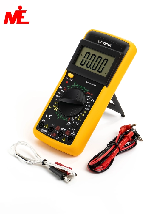 DT-9208A цифровой мультиметр – измеритель напряжения, тока и сопротивления - 
