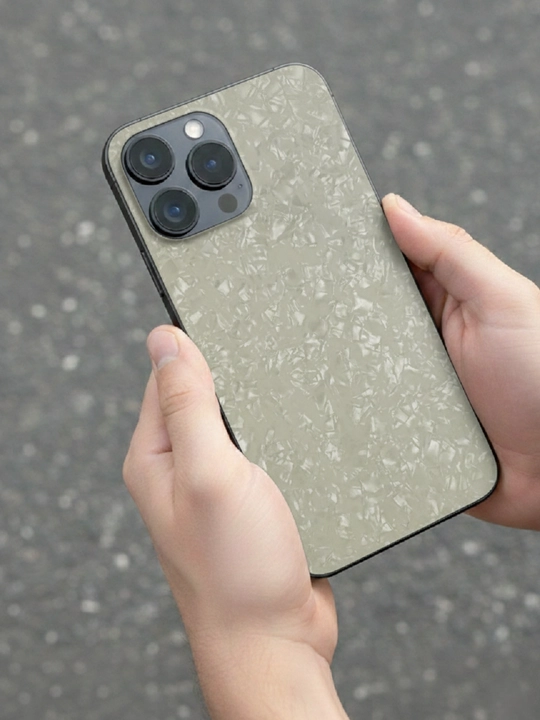 Защитная бронепленка на заднюю панель iPhone 11 - 17, коллекция «Жемчуг», 3 вида