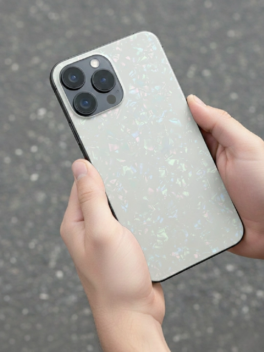 Защитная бронепленка на заднюю панель iPhone 11 - 17, коллекция «Жемчуг», 3 вида