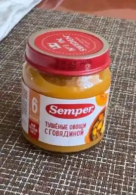 Semper "Mol go‘shti bilan dimlangan sabzavotlar" (100g x 6)
