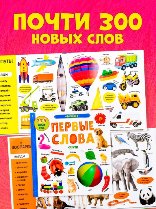 Первая фотокнига малыша. Первые слова. Машины, Счёт