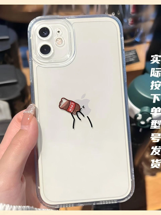 Прозрачные чехлы с разными принтами для iPhone 13, 14, 15, 16 Pro Max