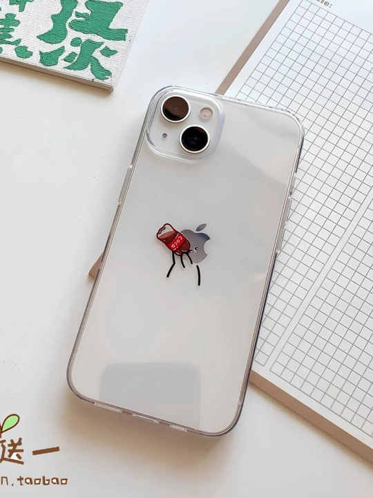 Прозрачные чехлы с разными принтами для iPhone 13, 14, 15, 16 Pro Max