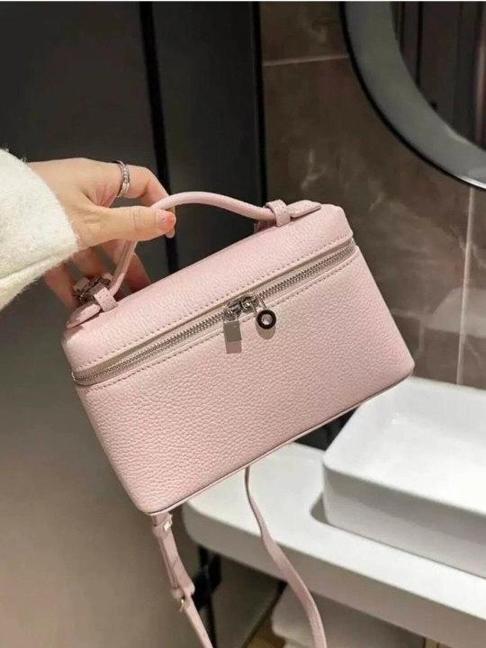 Женская сумка в стиле Loro Piana, женская сумка через плечо, эко-кожа, минимализм