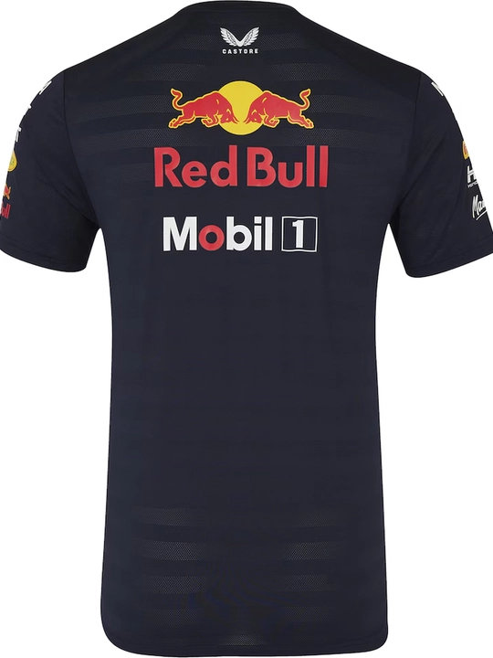 Erkaklar uchun Formula 1 uslubidagi sport futbolkasi, avtosport, kundalik kiyish uchun