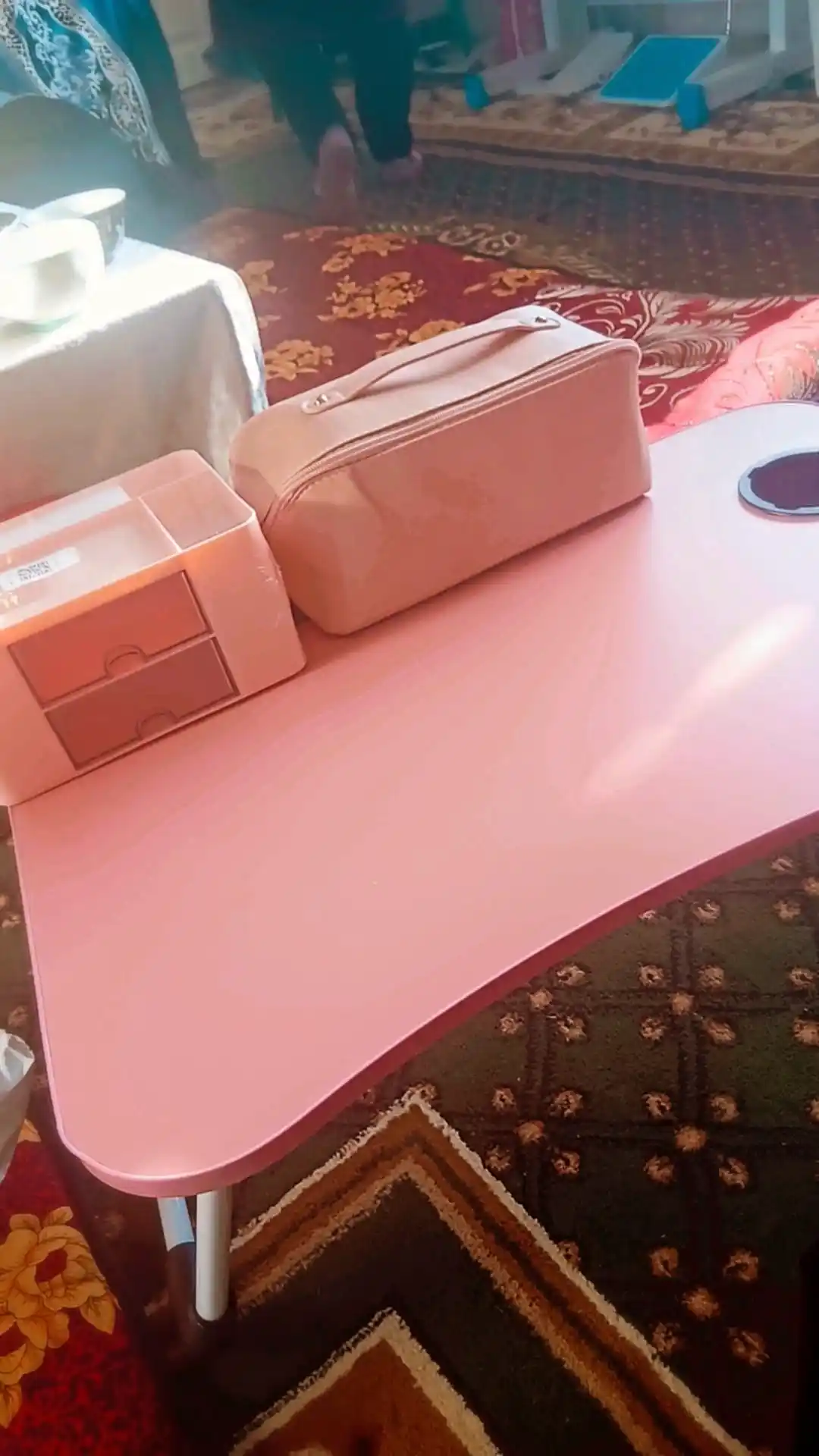 Kosmetika uchun zamonaviy, suvga chidamli organayzer, Travel Bag - katta sig‘imli