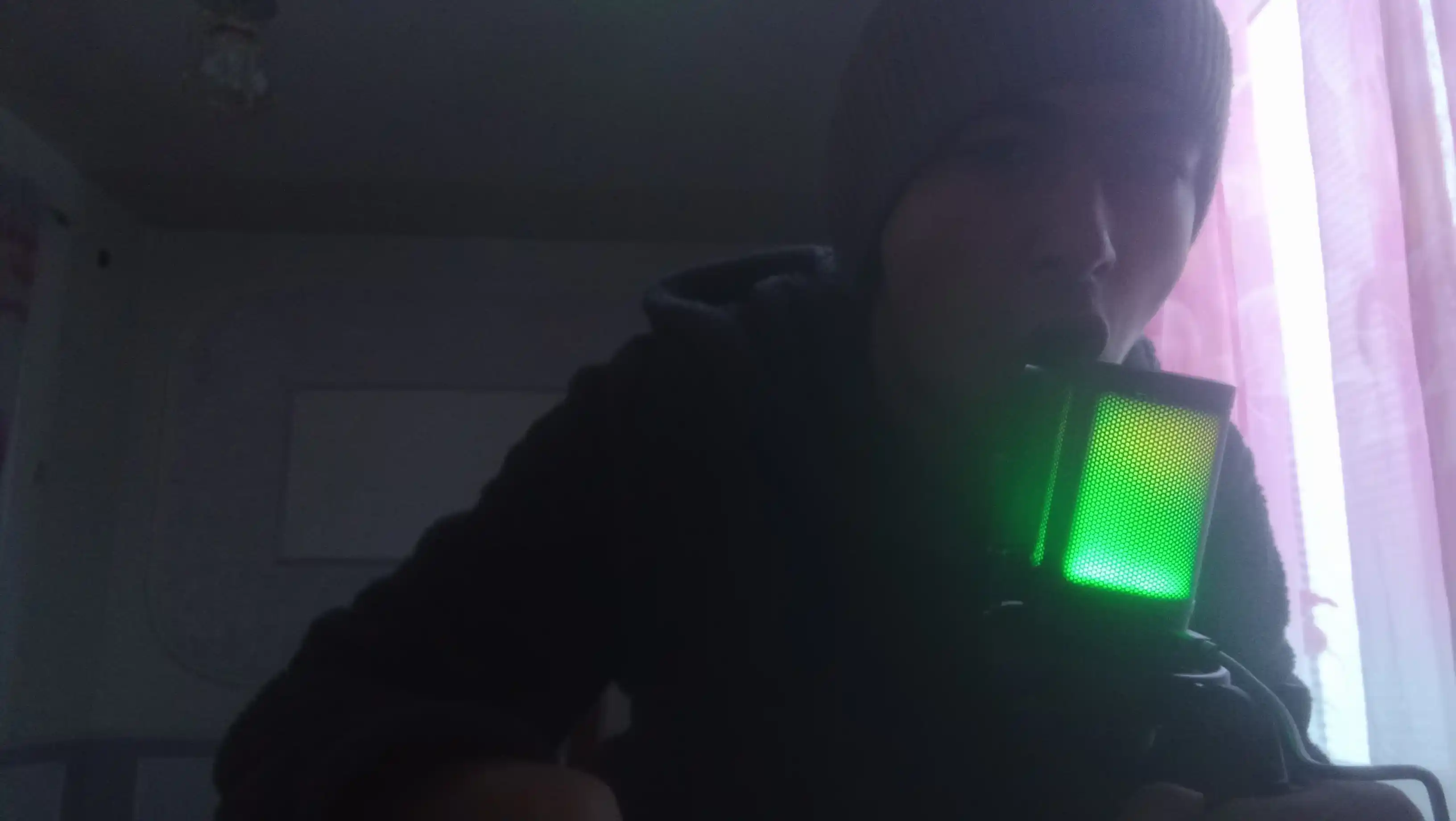 Strim va kompyuter uchun, RGB kondensatorli ME6S mikrofon, shok maunt, popfiltr, ushlagich