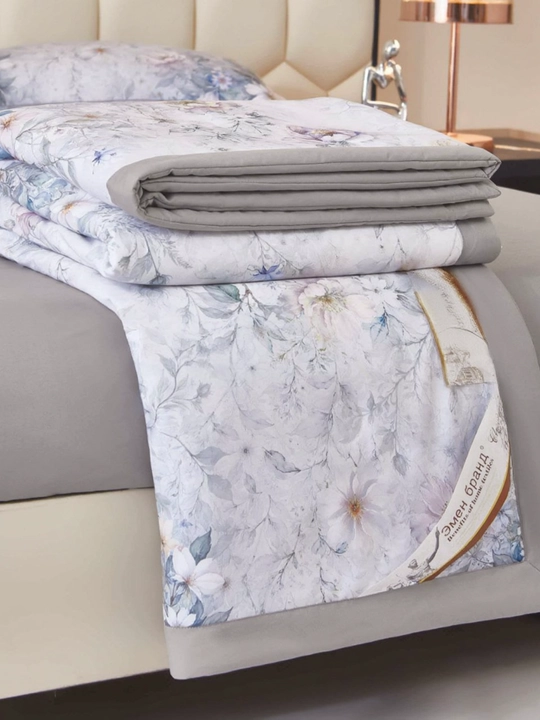 Yotoq belyosi, satin va jatka, 4 donalik, paxta, Emen Brand - 