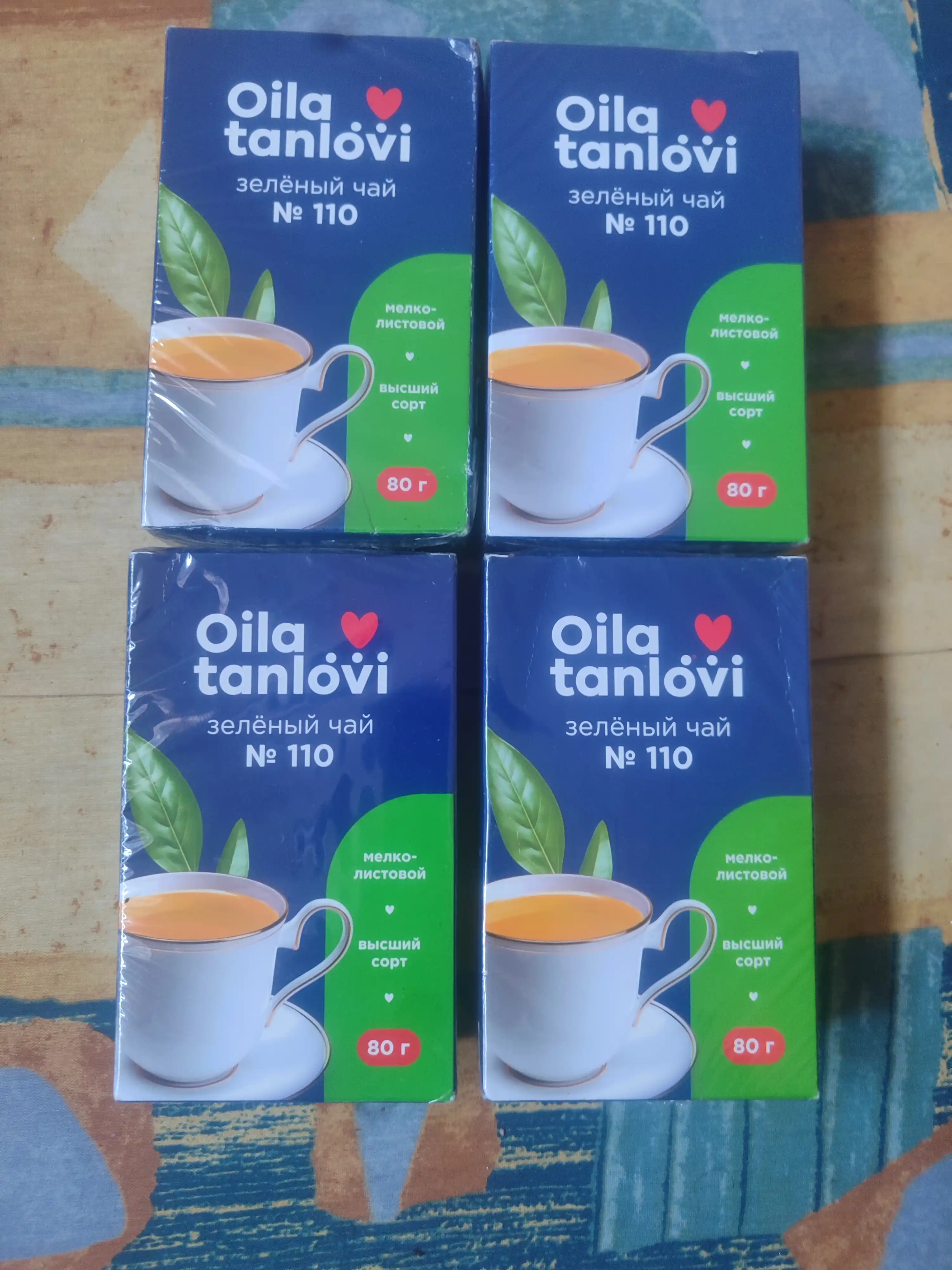Ko'k choy Oila tanlovi №110, 80 g