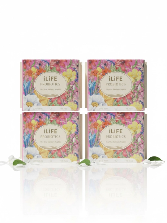 Прокладки дневные iLife Probiotics 240 мм с пробиотиками, 10 шт, комфорт