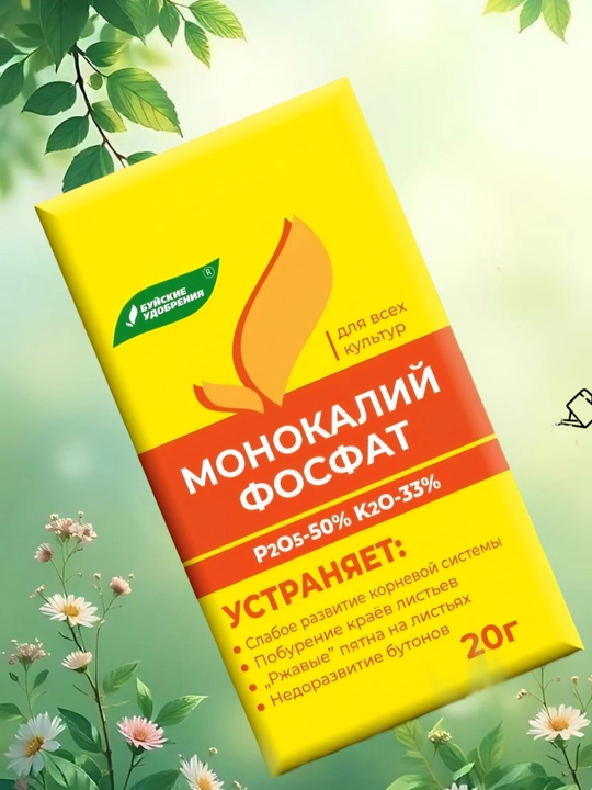 O'g'it monokaliy fosfat "kaliy monofosfat", 20 gr