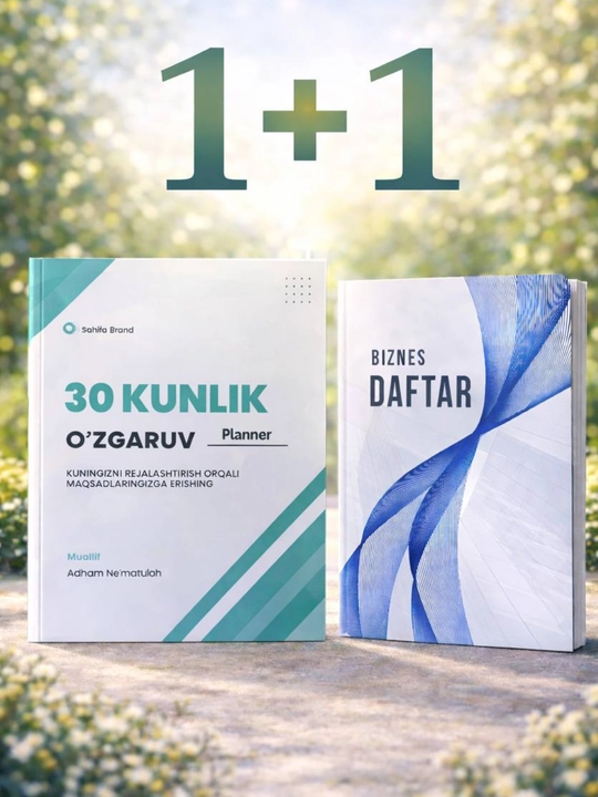 Qoriya kundaligi Planner Lugat daftari A4, 120-bet, sahifalarm biznes daftar A5, 80-bet