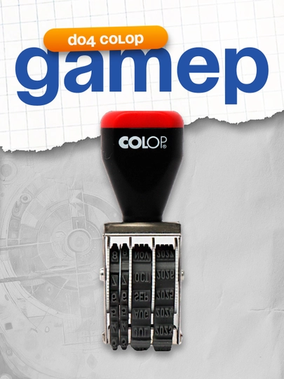 Датер 03000 D04 Colop — DELISTO-P112257-СИНИЙ