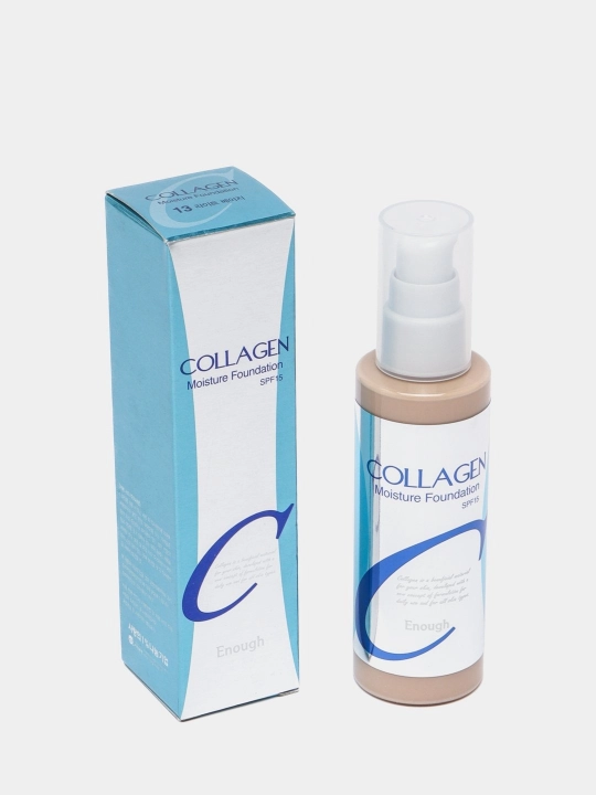Коллагеновая основа Enough Collagen Whitening Moisture Foundation, тон № 13, 100 мл - 