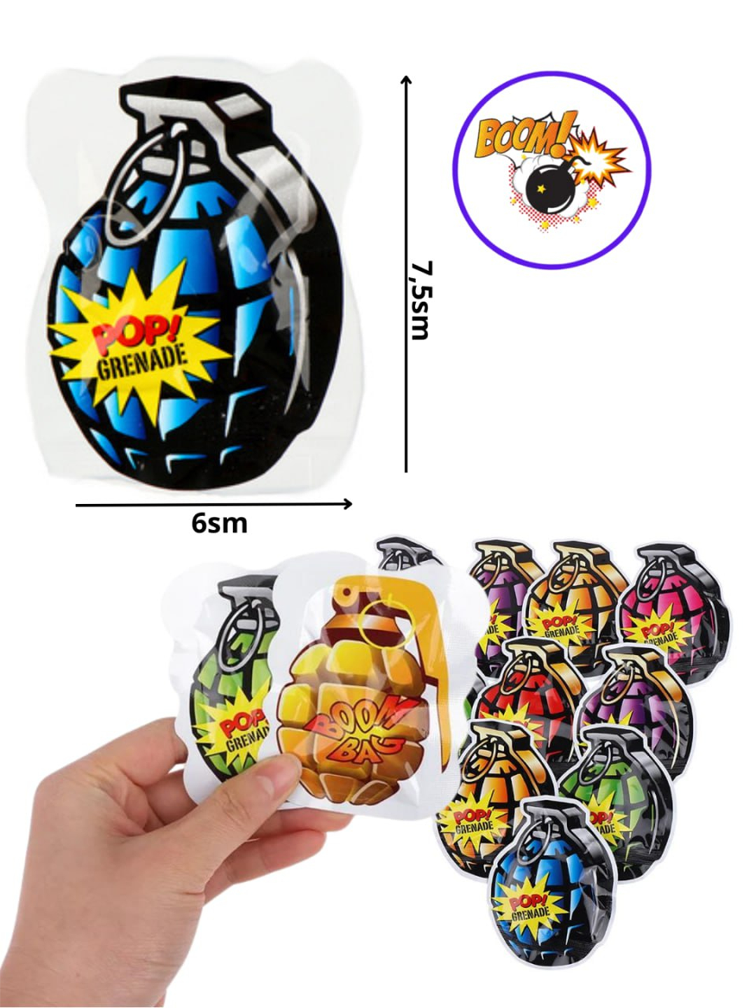 POP Grenade — prank o‘yinchoq syurpriz tasodifiy rang