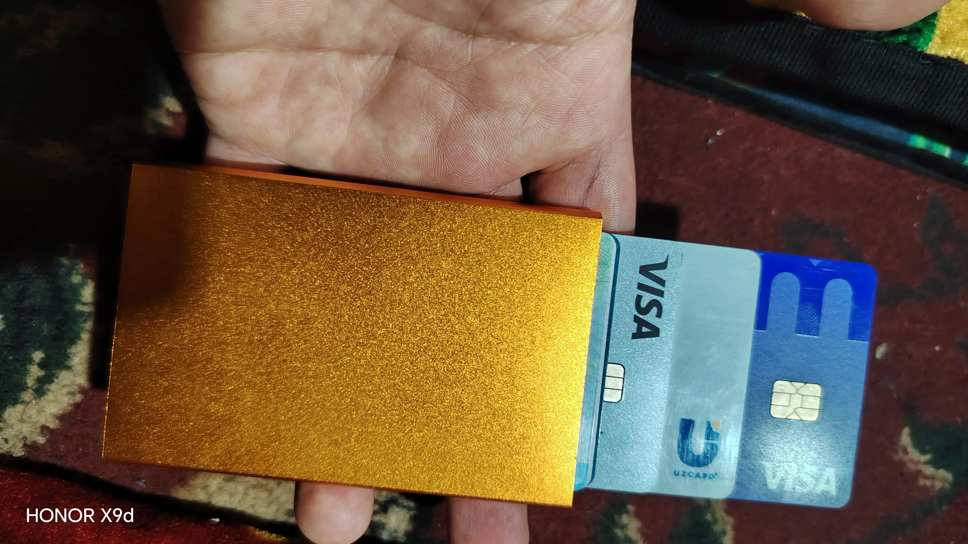 Металлический кардхолдер-RFID-защита, тактический, для документов