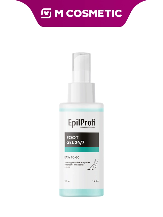 EPILPROFI Oyoqlarda charchoq va og'irlikka qarshi tonik gel, 100 ml